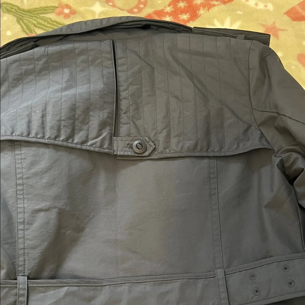 Women's Navy Trench Coat - Picture 11 of 11